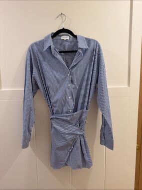 Lucy Paris Striped Shirt Dress